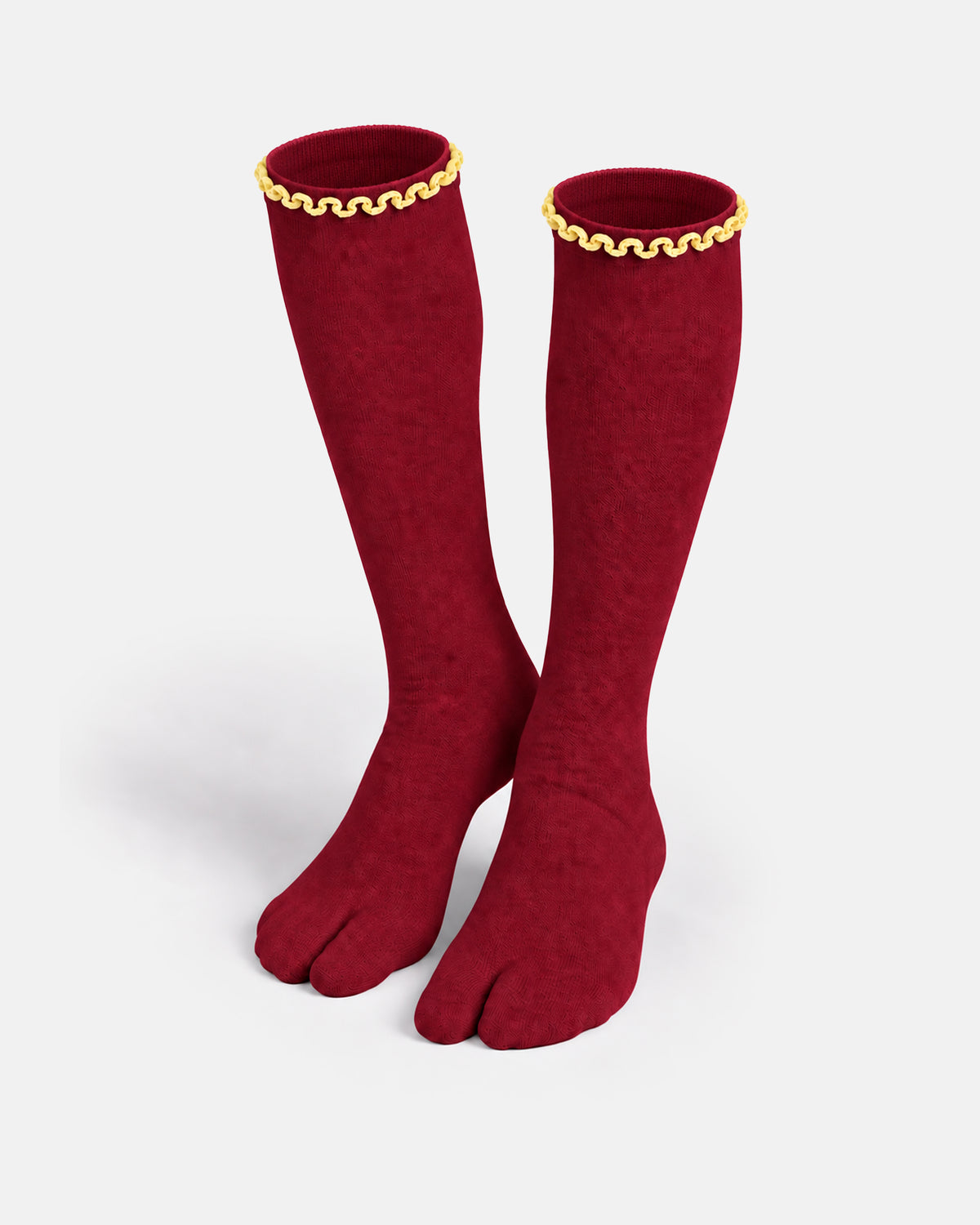 TABI FRILL BORDEAUX