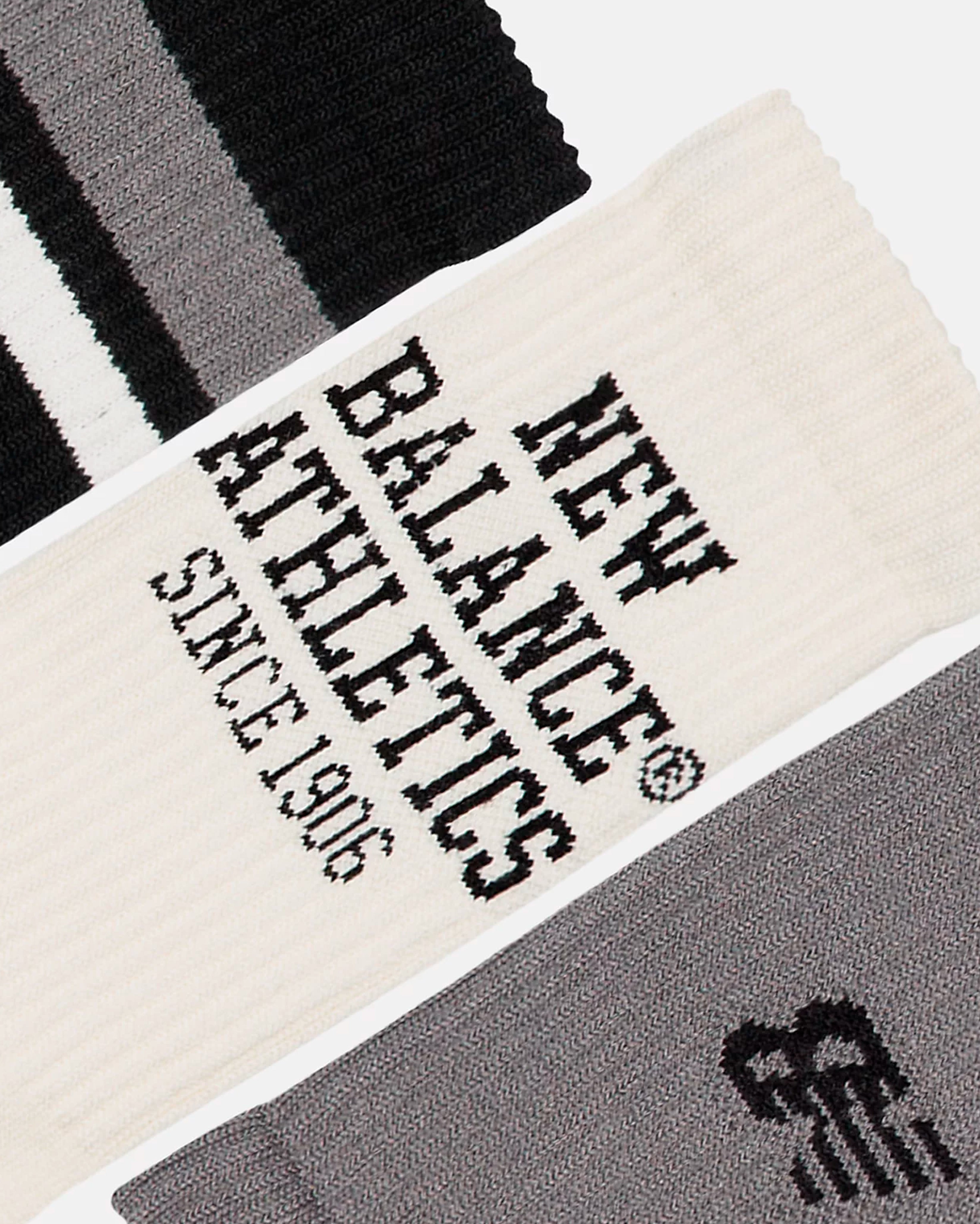 ACTIVE GRAPHIC SOCKS 3 PACK- BLACK