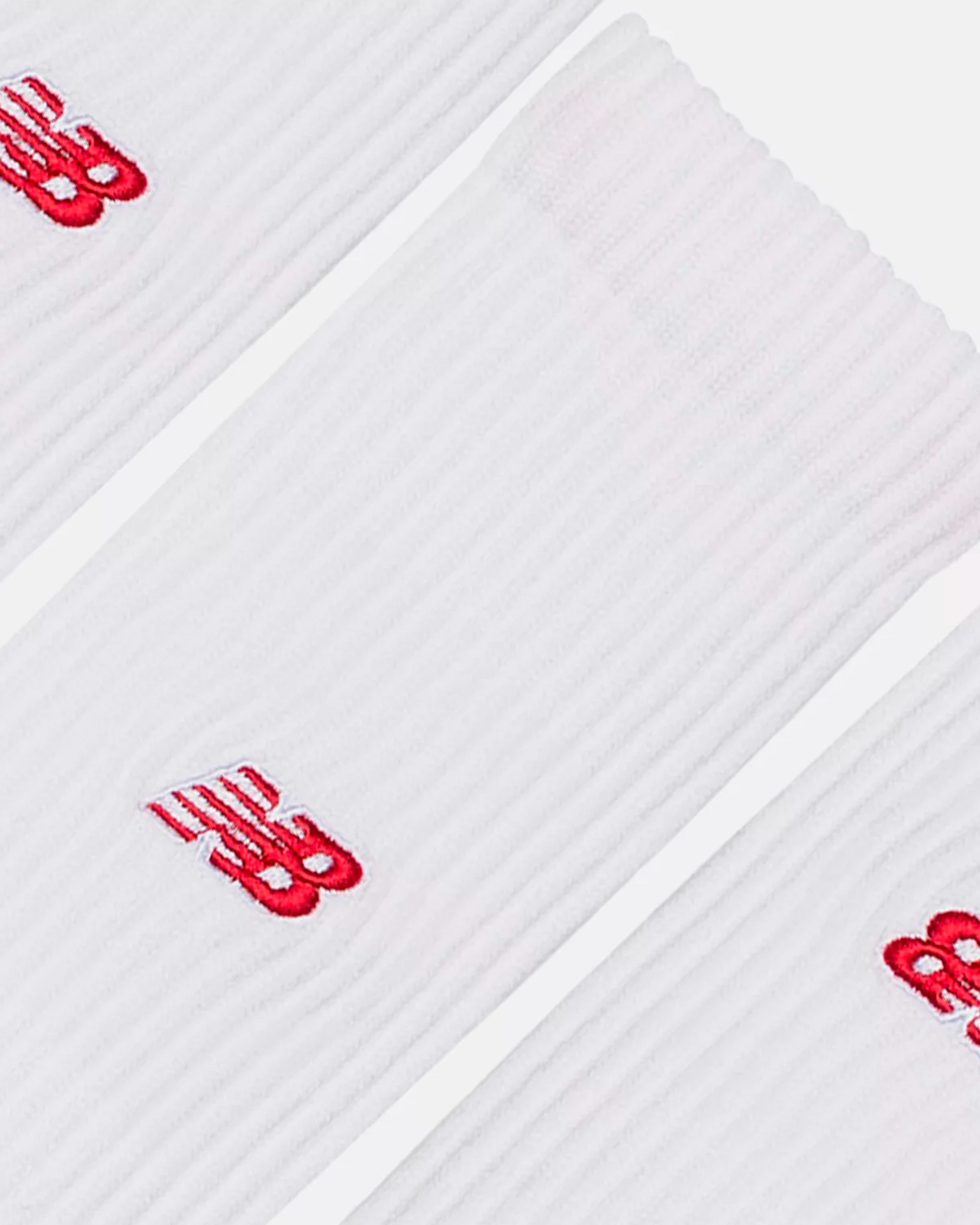 ACTIVE PREMIUM CREW SOCKS 3 PACK- WHITE