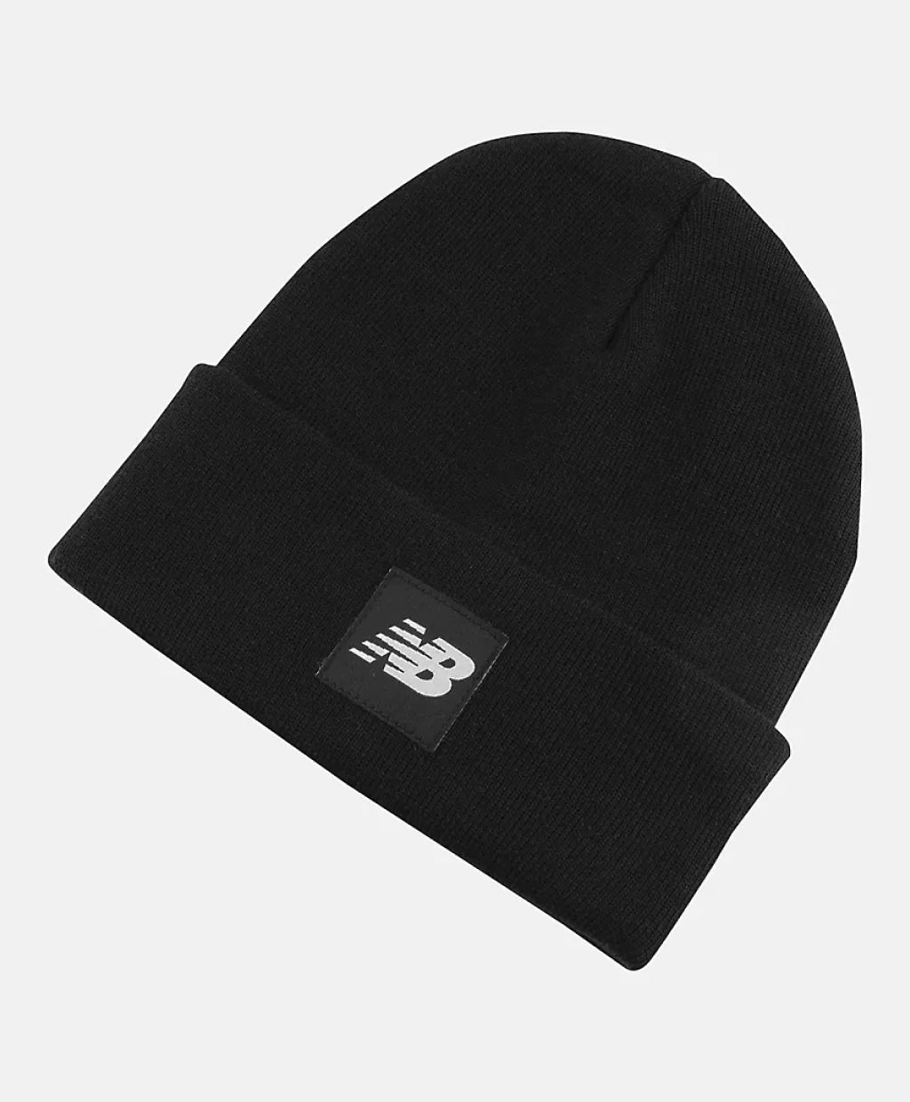 NEW BALANCE FLYING NB KNIT CUFFED BEANIE BLACK