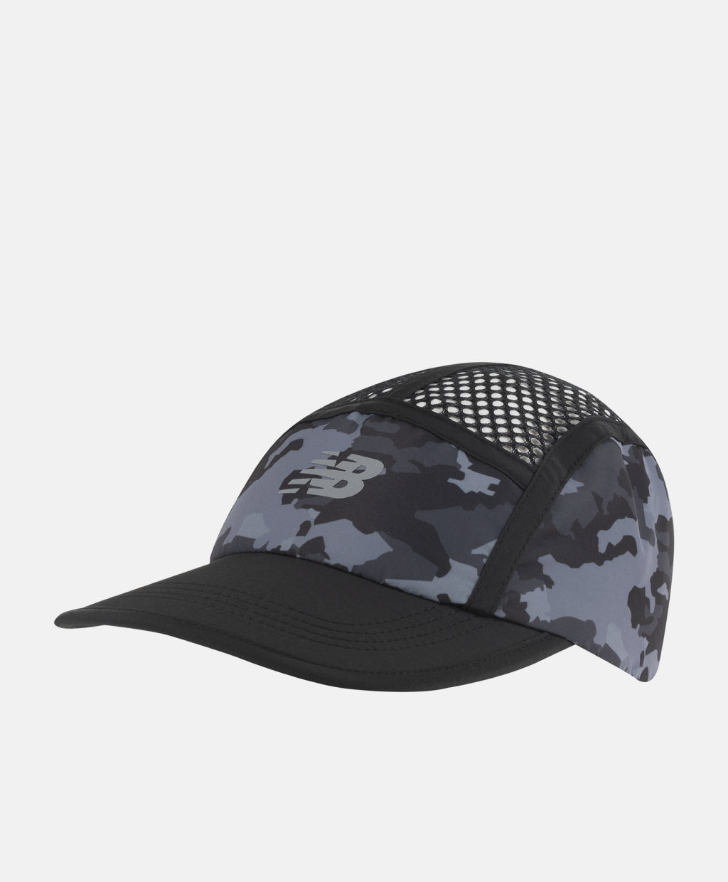 NEW BALANCE RUNNING STASH HAT BLACK CAMO