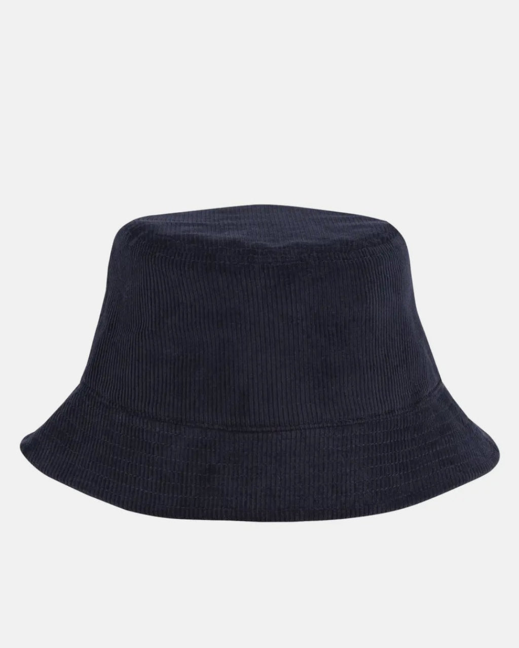 WASHED CORDUROY BUCKET HAT BLACK