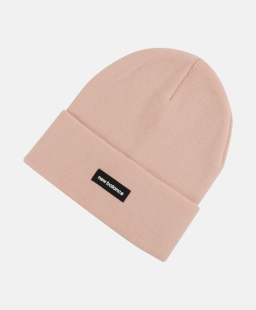 NEW BALANCE LINEAR KNIT CUFFED BEANIE PINK HAZE