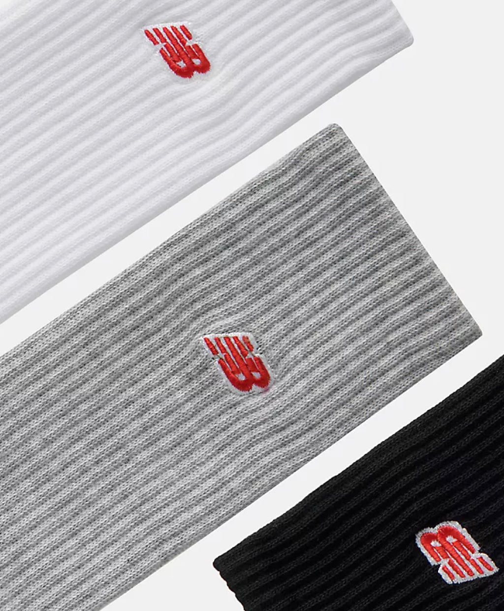 NEW BALANCE PATCH LOGO SOCK 3 PACK