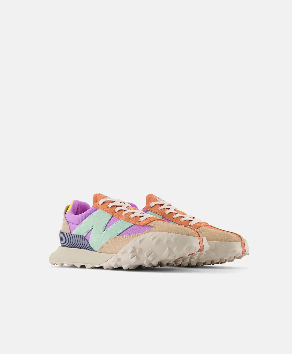 NEW BALANCE UXC72CB TAN/PURPLE/ORANGE