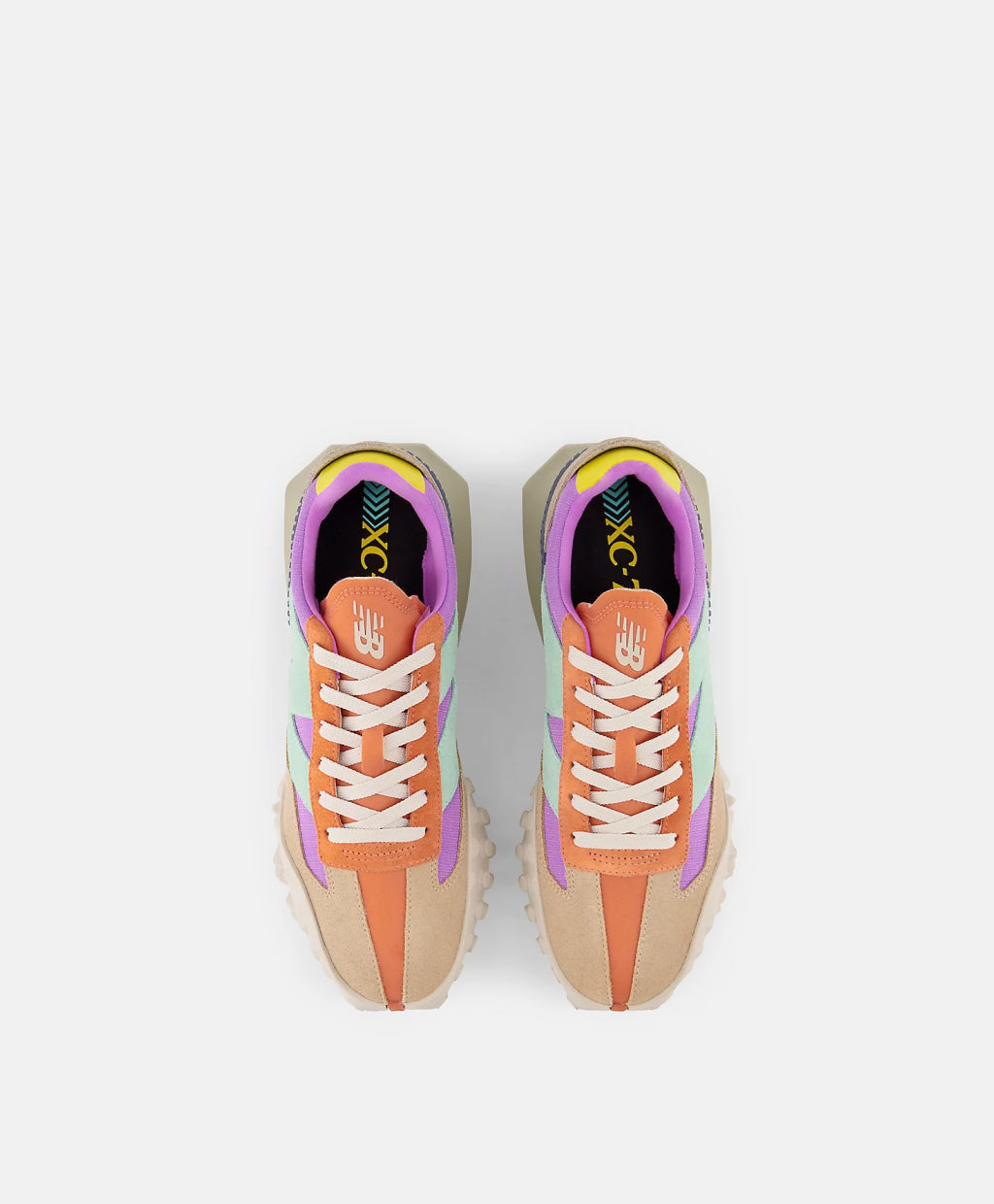 NEW BALANCE UXC72CB TAN/PURPLE/ORANGE