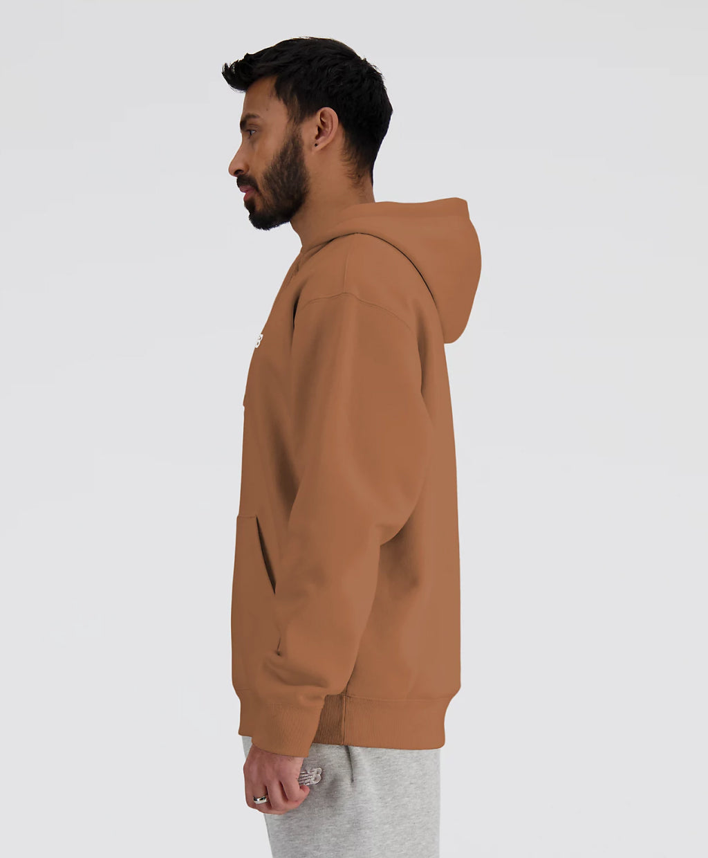 MT41508 SPORT ESSENTIALS HOODIE WALNUT