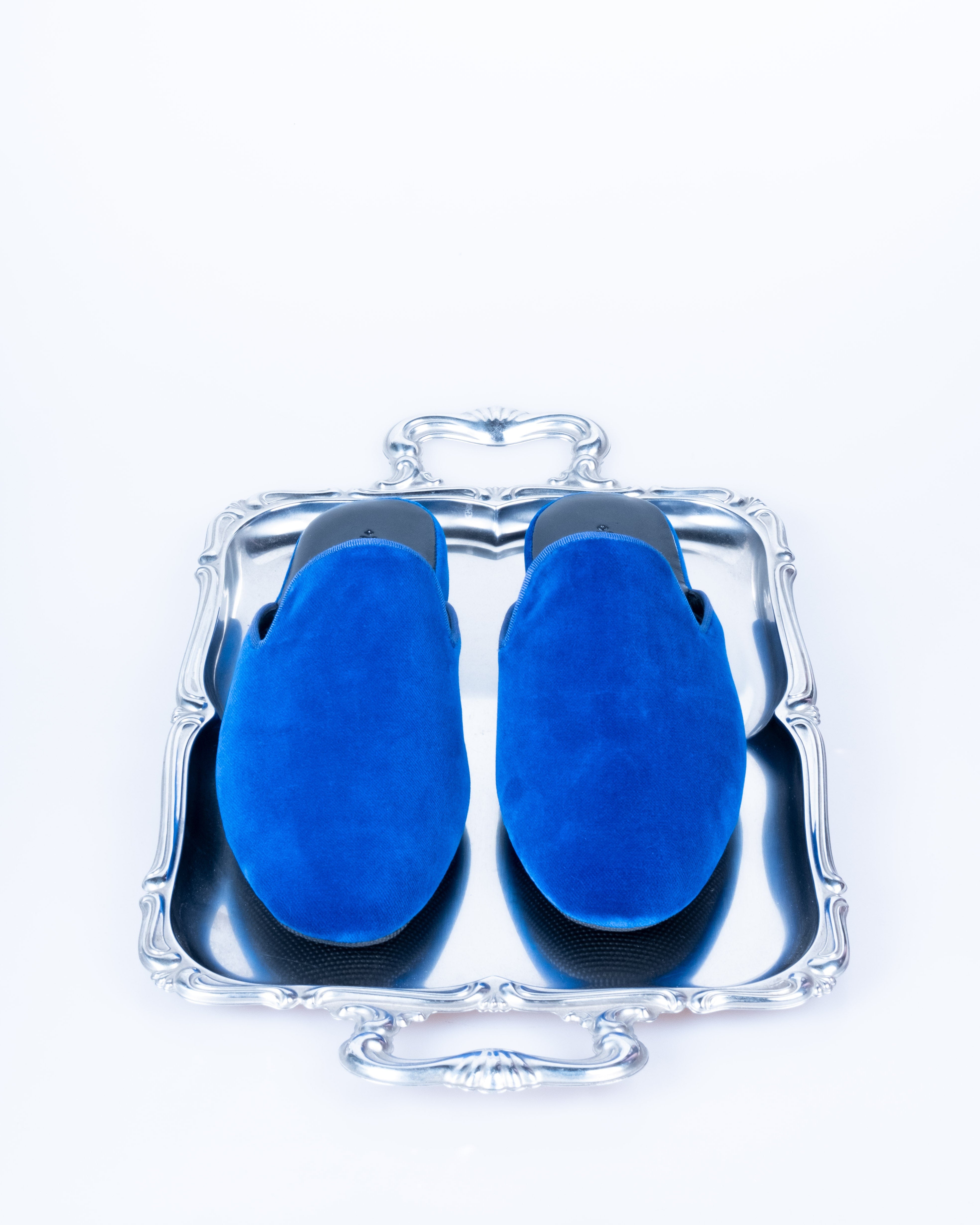 SLIPPER BENSO 061 - BLUE VELVET